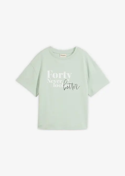 T-shirt large 100% coton, bonprix