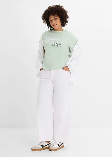 T-shirt large 100% coton, bonprix