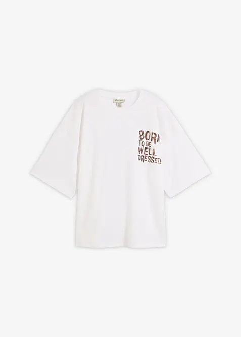 Oversize-Shirt aus reiner Bio-Baumwollle, bonprix