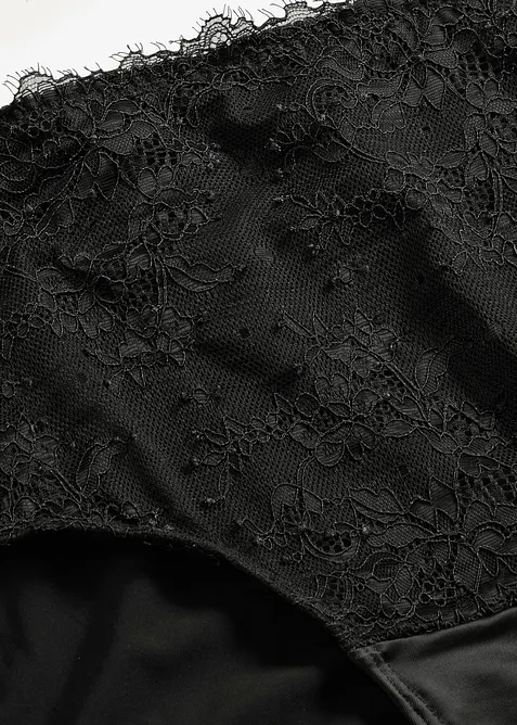 Culotte maxi &agrave; dentelle florale, bonprix