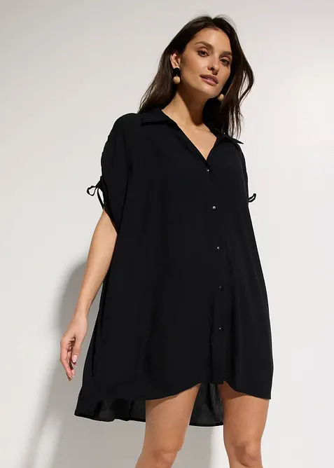 Strandbluse aus strukturiertem Crinkle, bonprix