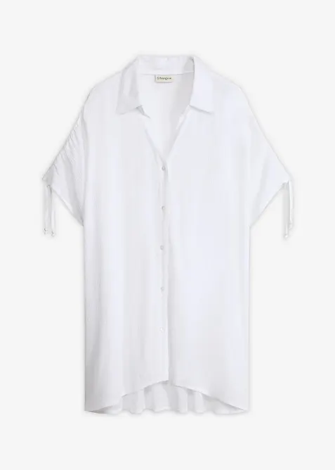 Chemise de plage aspect froiss&eacute;, bonprix