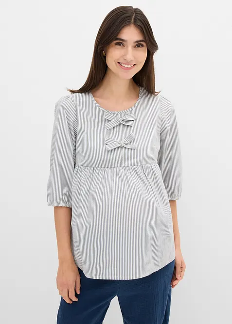 Leichte Umstandsbluse aus gewebter Bio-Baumwolle, bonprix