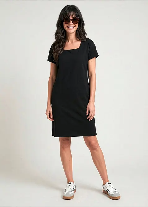 Jerseykleid mit reiner Bio-Baumwolle, bonprix