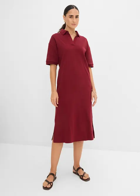 Polo Midikleid aus reiner Bio-Baumwolle, bonprix