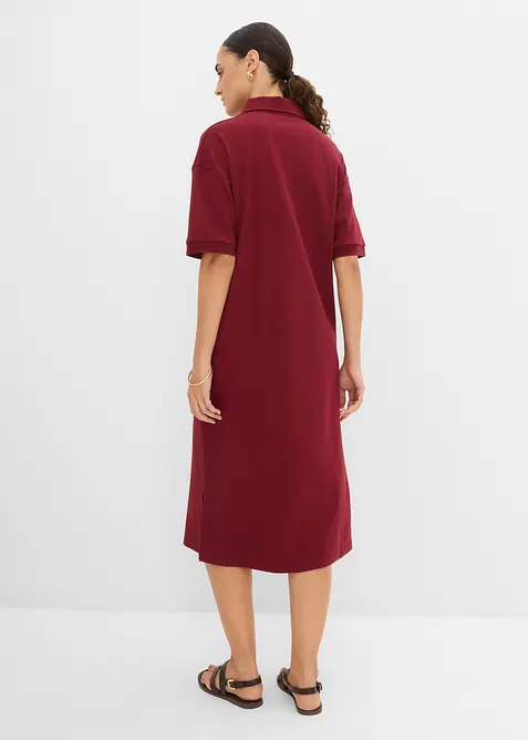 Polo Midikleid aus reiner Bio-Baumwolle, bonprix