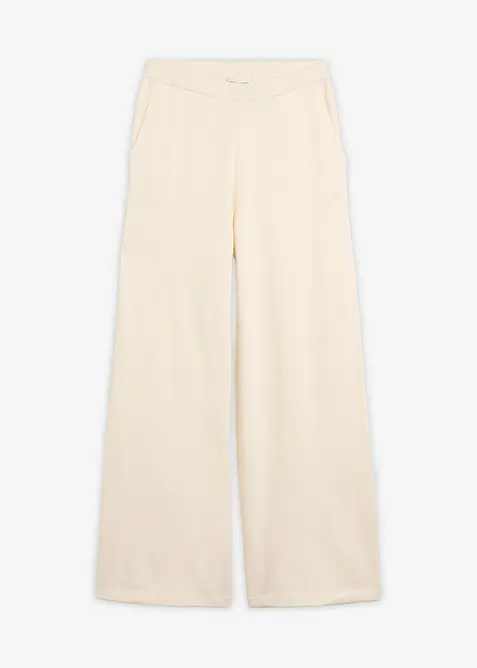 Pantalon large en maille estivale, bonprix