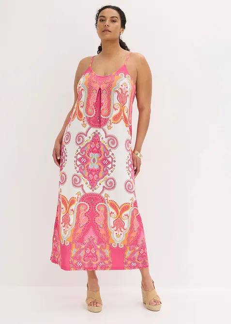 Robe longue et douce en jersey viscose, bonprix