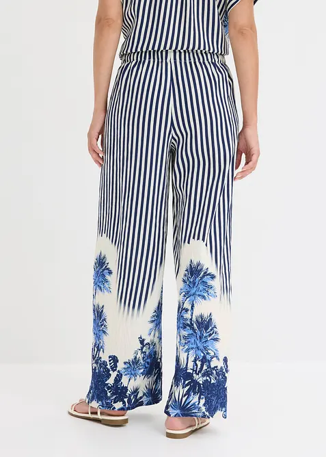 Pantalon palazzo fluide, bonprix