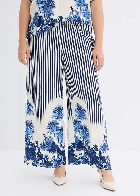 Pantalon palazzo fluide, bonprix