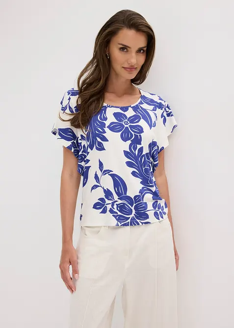 T-shirt doux en viscose extensible, bonprix