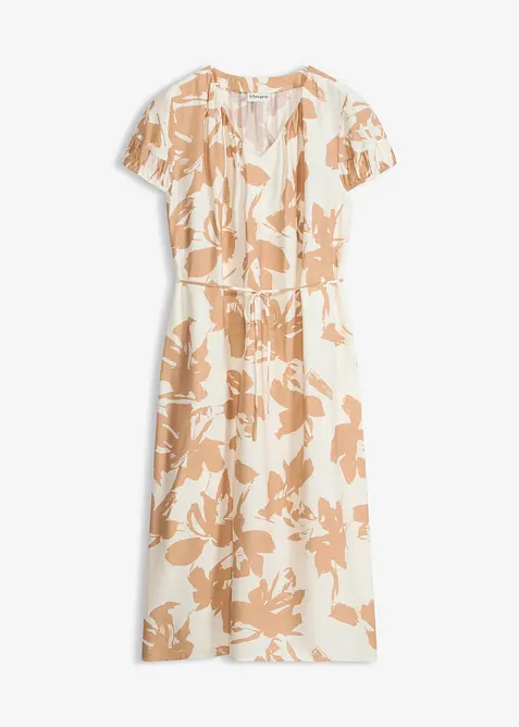 Midikleid aus flie&szlig;endem Viskose-Mix, bonprix
