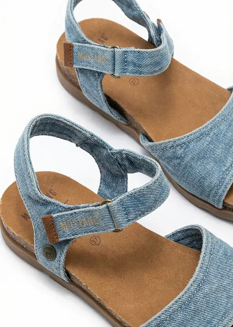 Mustang Sandalen im Denim-Look, Mustang