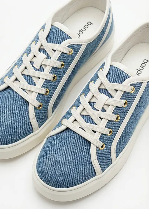 Sneaker in Denim-Optik, bonprix