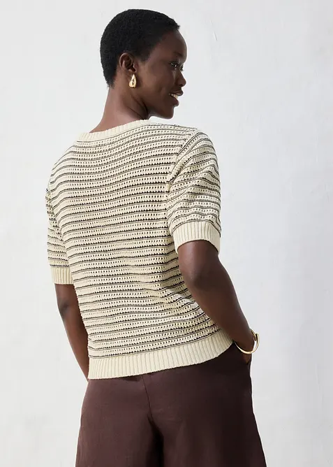 Pull ajour&eacute;, bonprix