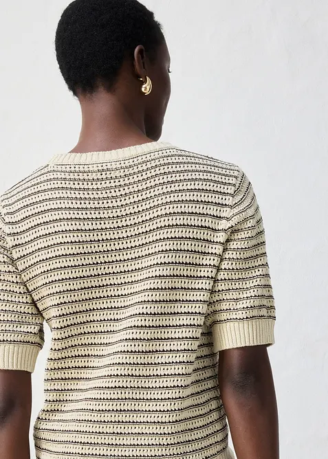 Pull ajour&eacute;, bonprix