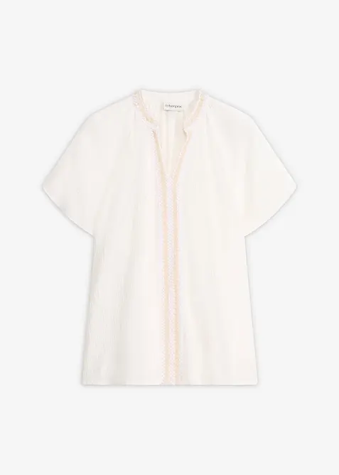 Tunique en viscose effet froiss&eacute;, bonprix