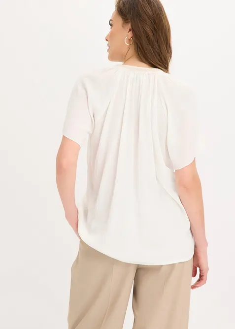 Tunique en viscose effet froiss&eacute;, bonprix