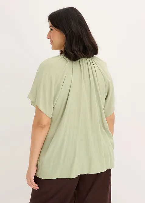 Viskose-Tunika mit Crinkle-Effekt, bonprix