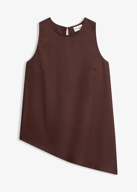 Top mit Leinenmischung, bonprix