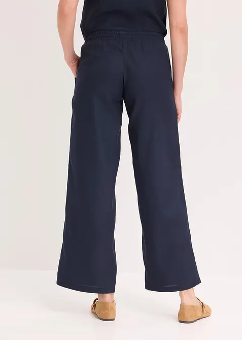 Marlenehose mit Leinenmischung, bonprix