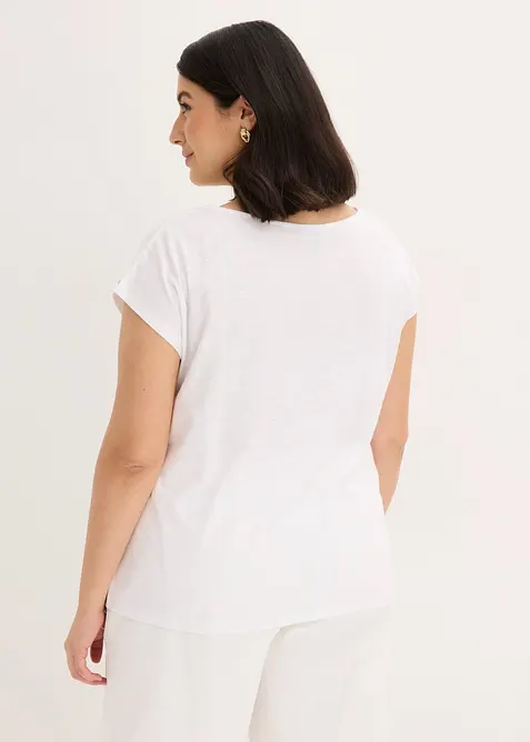 T-shirt avec sequins, bonprix