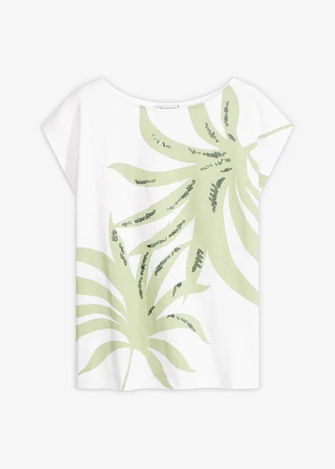 Shirt mit Pailletten, bonprix