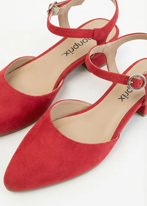 Escarpins slingback &agrave; talon bas, bonprix