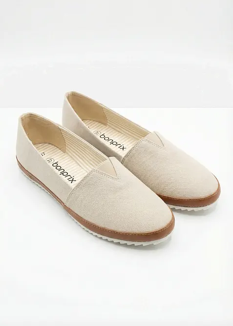 Slipper aus Baumwoll-Canvas, bonprix
