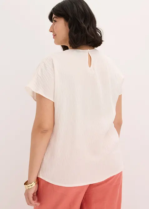 Blouse &agrave; broderies florales, bonprix