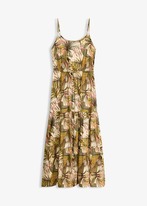 Maxikleid aus flie&szlig;ender Viskose, bonprix