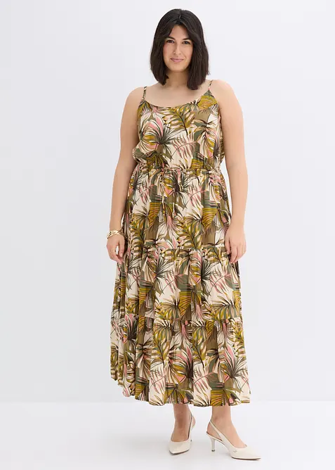 Robe longue et fluide en viscose, bonprix