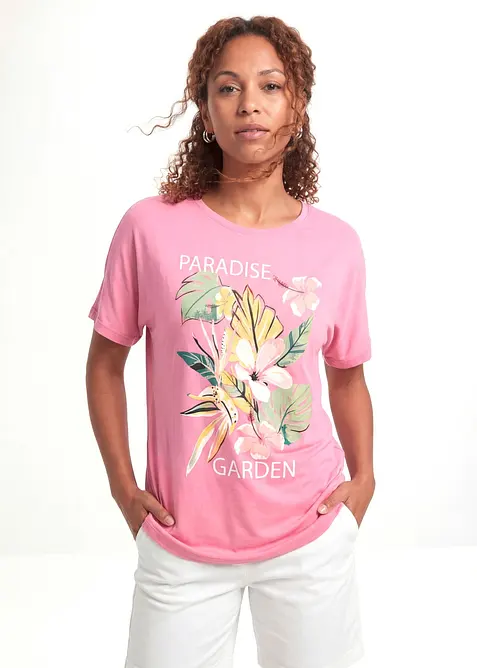 T-shirt boxy doux, bonprix