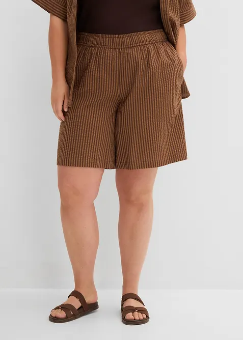 Short confortable &agrave; taille &eacute;lastiqu&eacute;e, bonprix