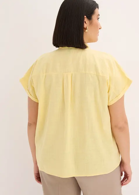 Chemisier en coton &agrave; broderie anglaise, bonprix