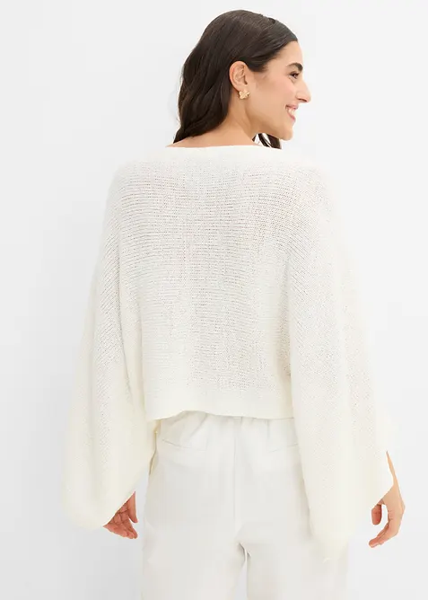 Pull kimono en fil ruban, bonprix