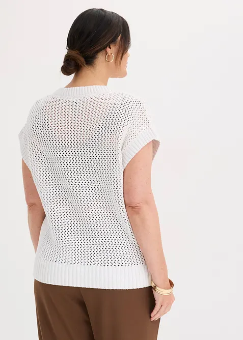 T-shirt en maille 100% coton, bonprix