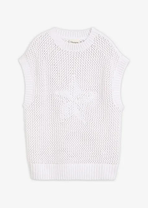 T-shirt en maille 100% coton, bonprix