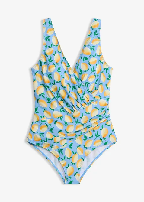 Maillot 1&nbsp;pi&egrave;ce sculptant et crois&eacute;, maintien mod&eacute;r&eacute;, bonprix