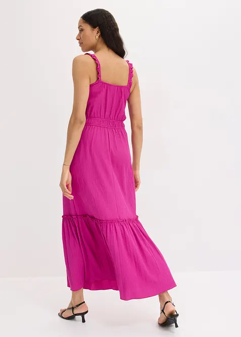 Maxikleid aus strukturiertem Jersey, bonprix