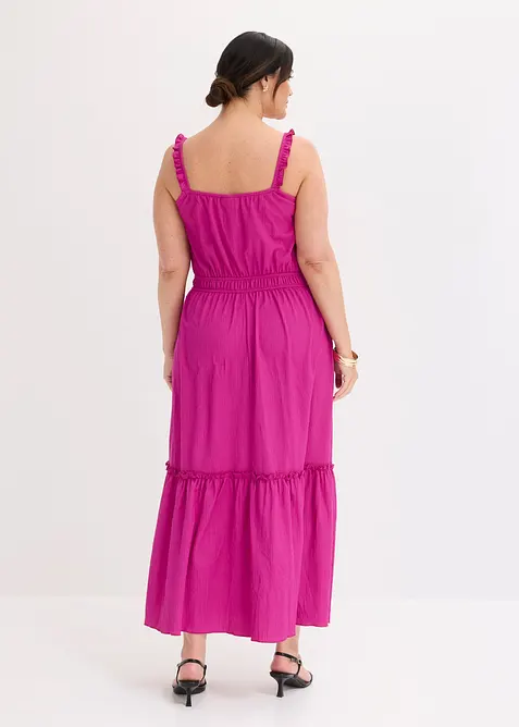 Maxikleid aus strukturiertem Jersey, bonprix