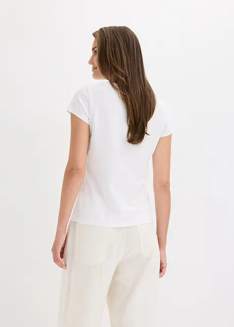 T-shirt en coton extensible, bonprix