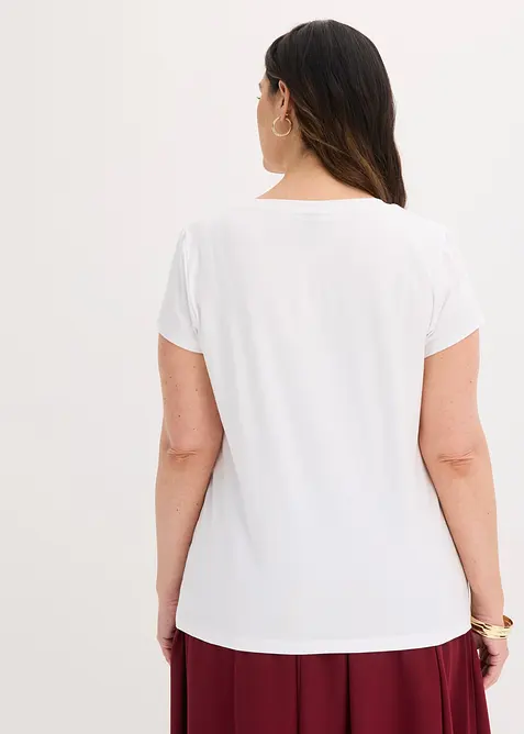 T-shirt en coton extensible, bonprix