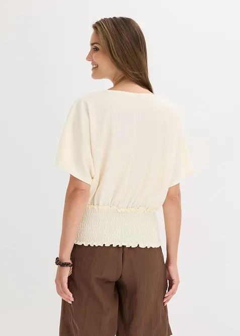 Shirt aus strukturiertem Cr&ecirc;pe, bonprix