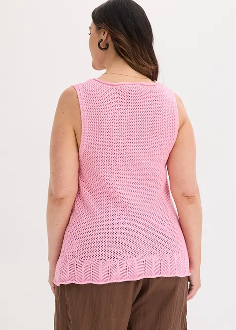 Gilet sans manches en maille, bonprix