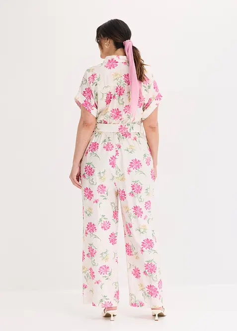 Combinaison fluide en viscose m&eacute;lang&eacute;e, bonprix