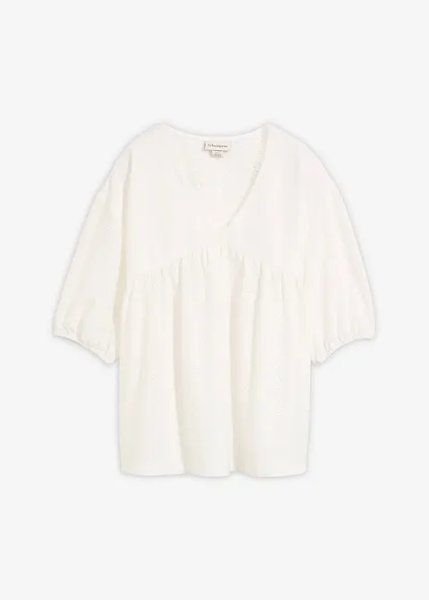 Blouse orn&eacute;e de belles broderies, bonprix