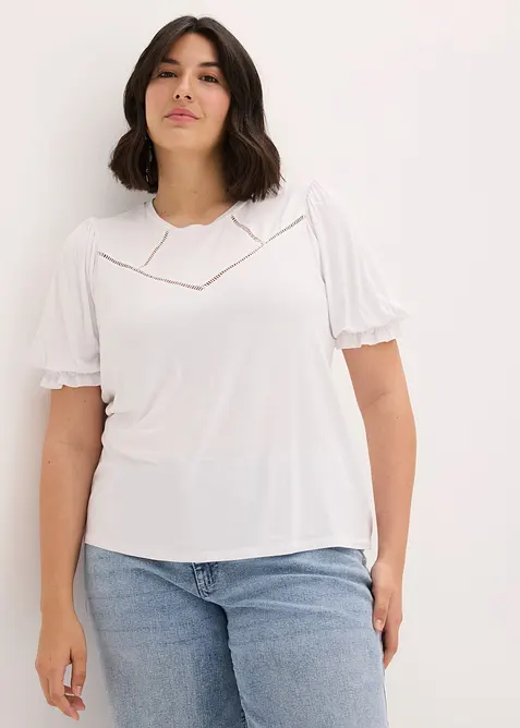 T-shirt en viscose extensible, bonprix