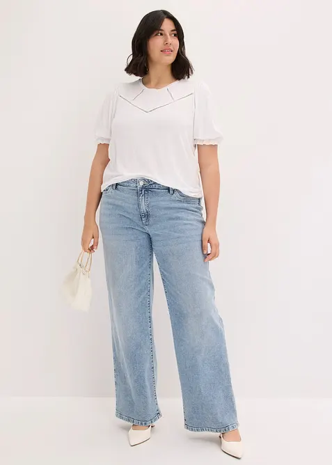 T-shirt en viscose extensible, bonprix