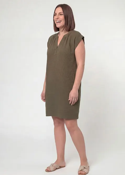 Minikleid aus reiner Baumwolle, bonprix